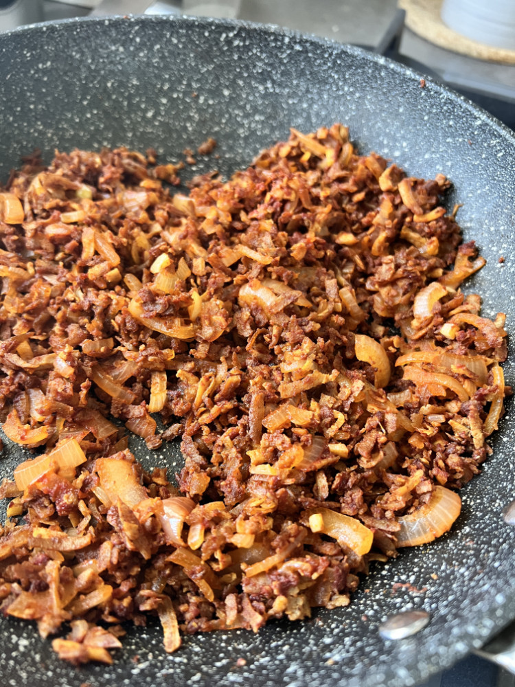 shredded tofu pfanne